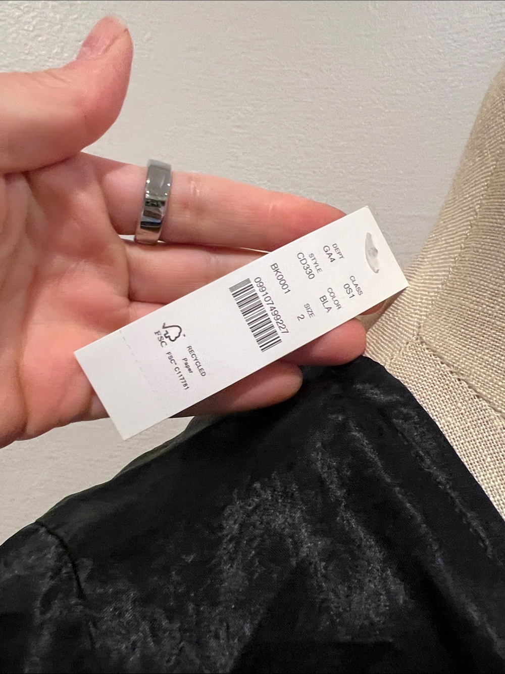 J. Crew Short sleeve slip dress in textured satin - Picture 2 of 6